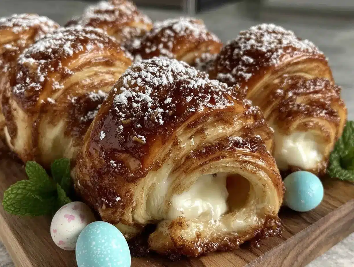 Easter resurrection rolls preparation steps