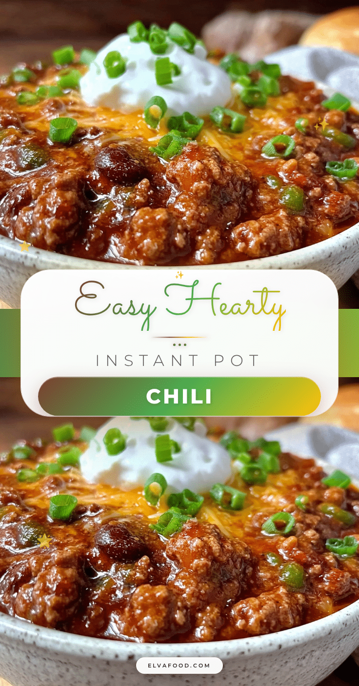 easy hearty instant pot chili recipe recipe
