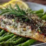 easy zesty lemon herb tilapia - featured image