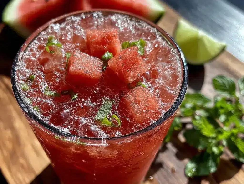 fresh watermelon agua fresca - featured image