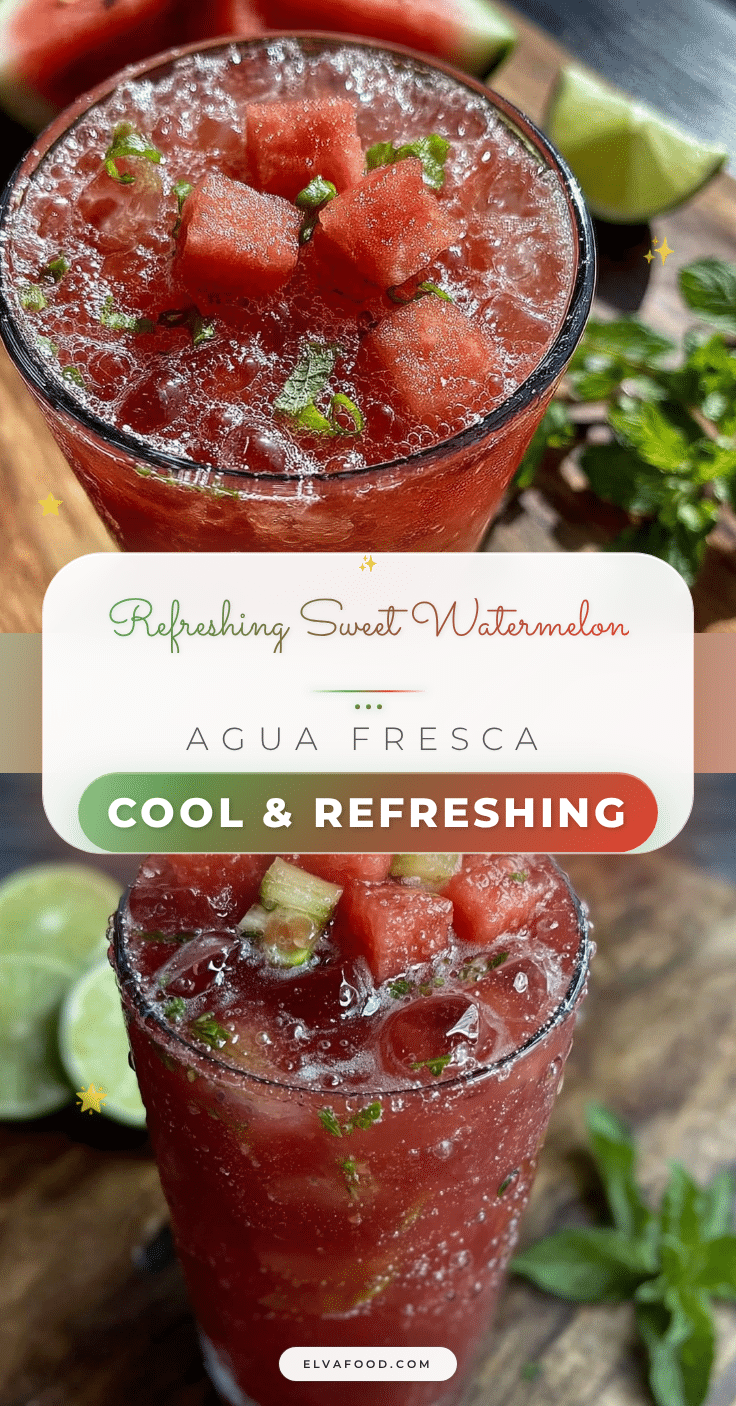 fresh watermelon agua fresca recipe