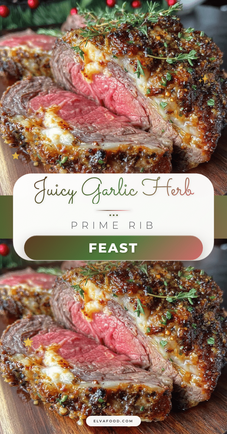 garlic herb prime rib recipe