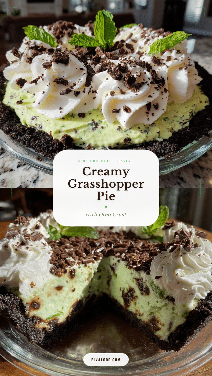 Grasshopper Pie recipe