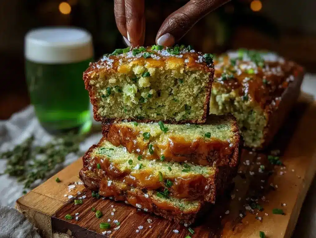 green beer bread - featured image
