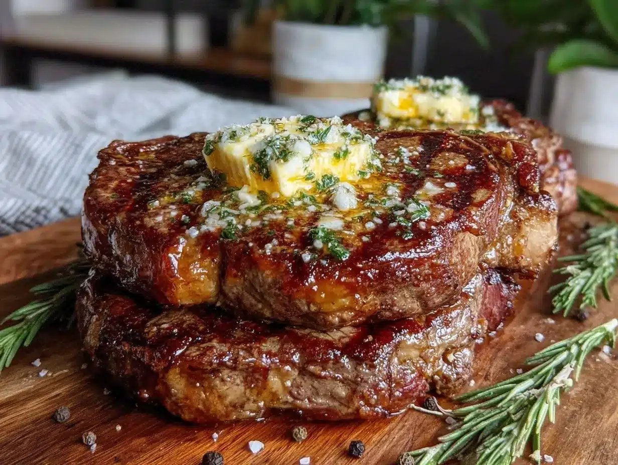 grilled ribeye steaks preparation steps