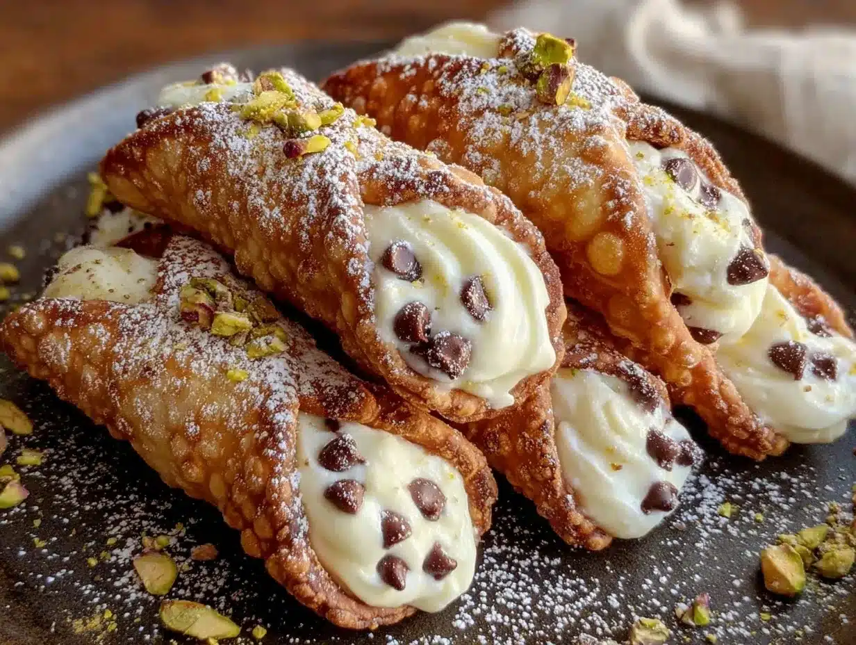 homemade cannoli preparation steps