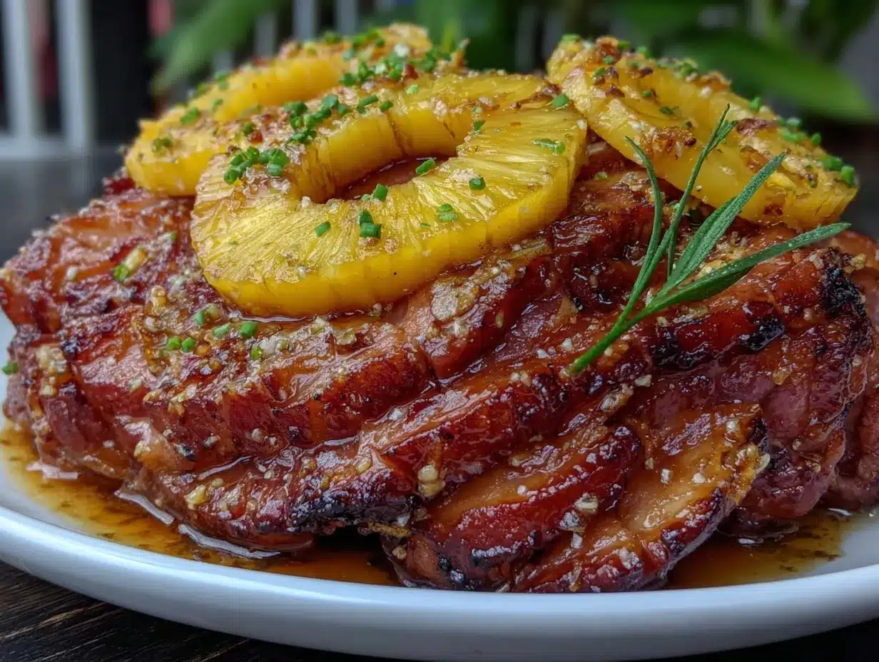 honey glazed ham preparation steps