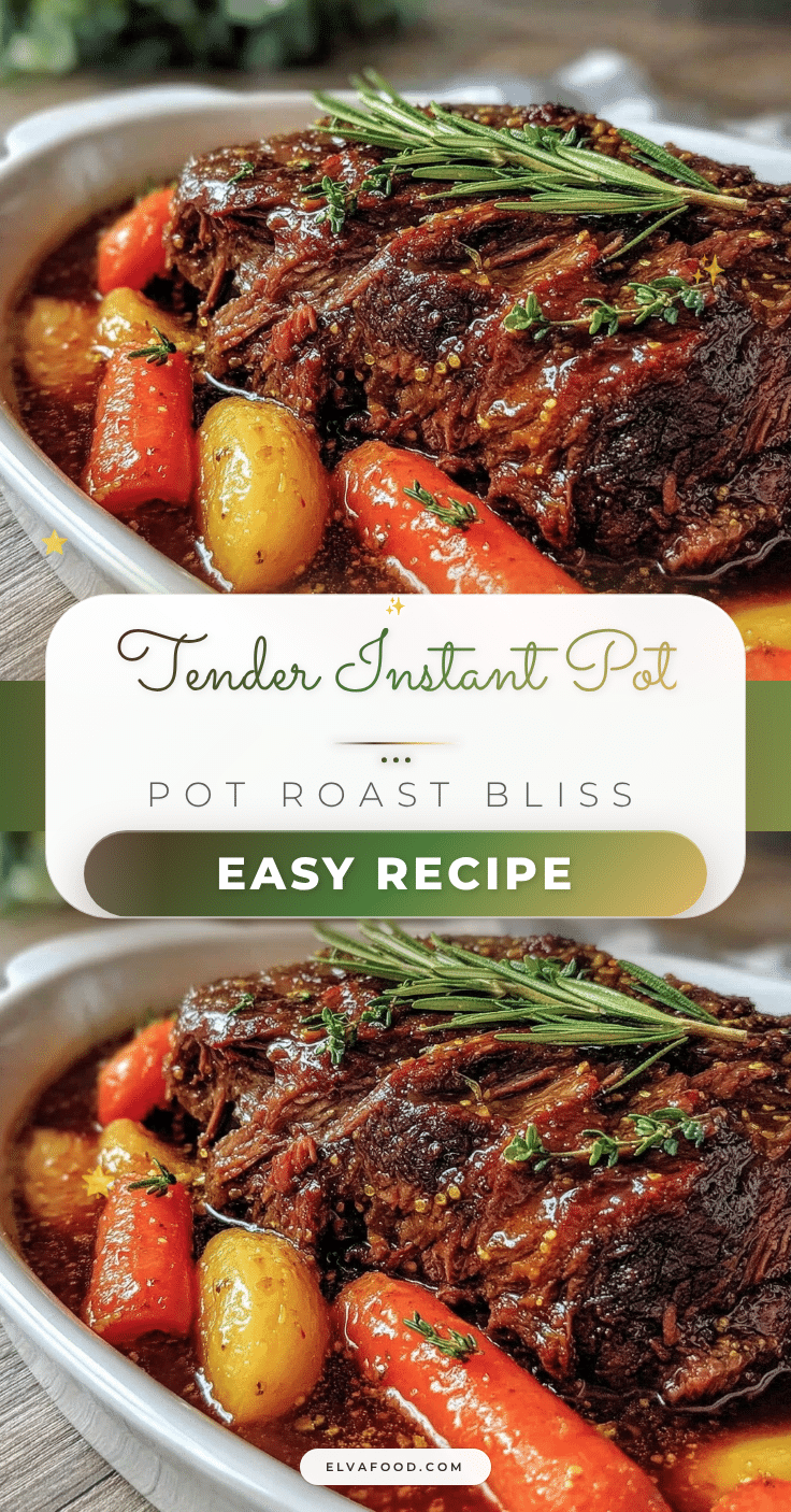 Instant Pot Pot Roast recipe