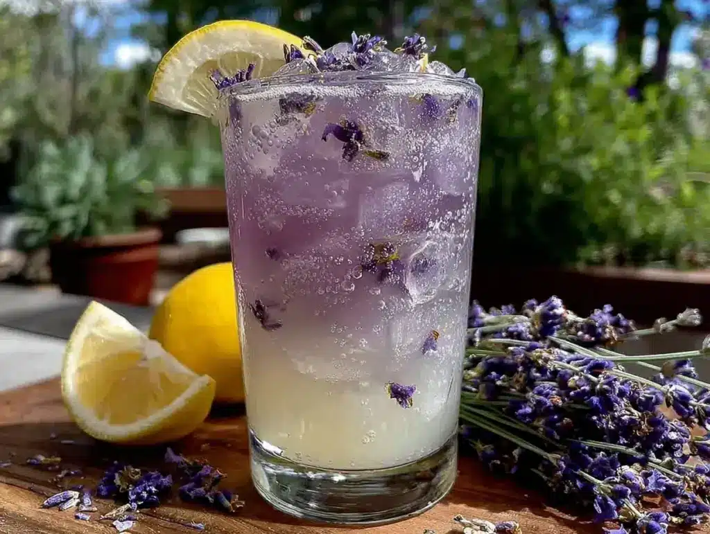 lavender lemonade recipe - featured image