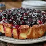 lemon blueberry tart - featured image