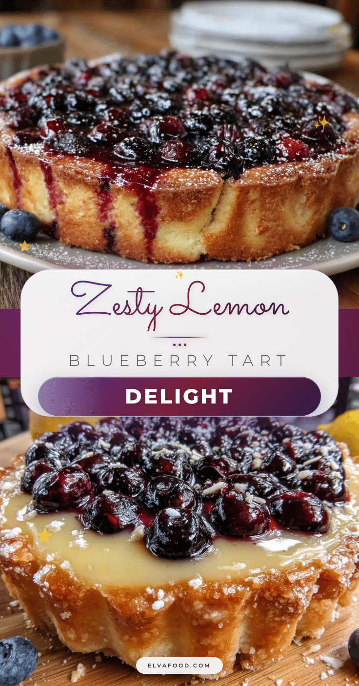 lemon blueberry tart recipe