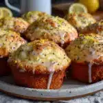 lemon poppy seed muffins - featured image