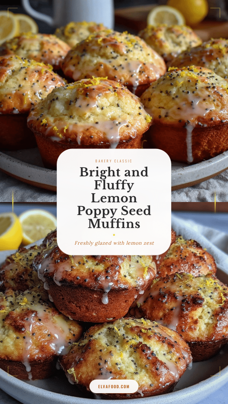 lemon poppy seed muffins recipe