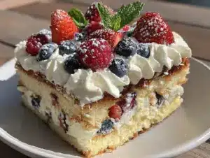 perfect flag cake - featured image