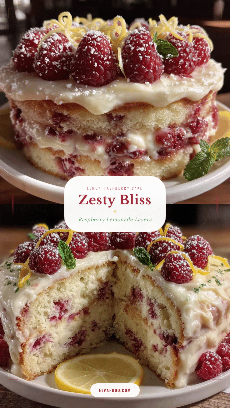 Raspberry Lemonade Cake recipe