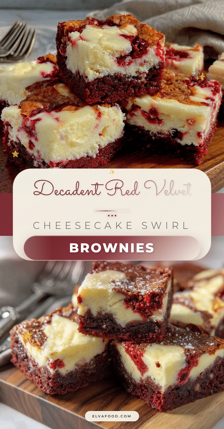 red velvet cheesecake swirl brownies recipe