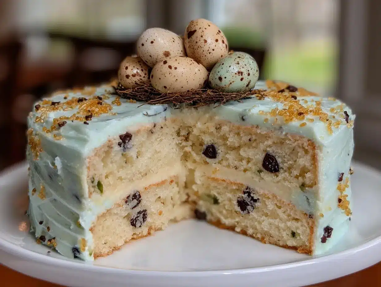 Robin’s Egg Blue Cake preparation steps