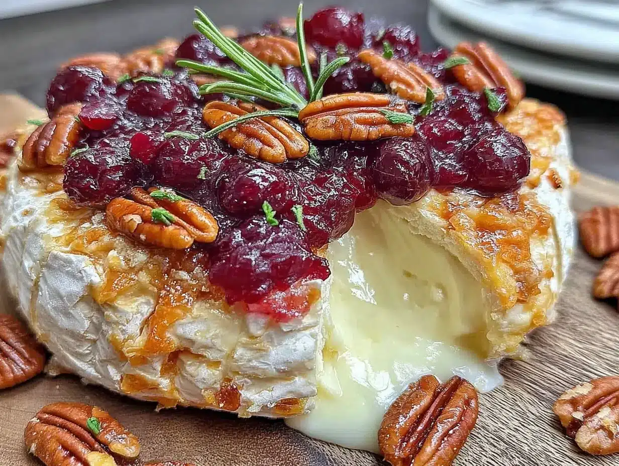 savory baked brie preparation steps