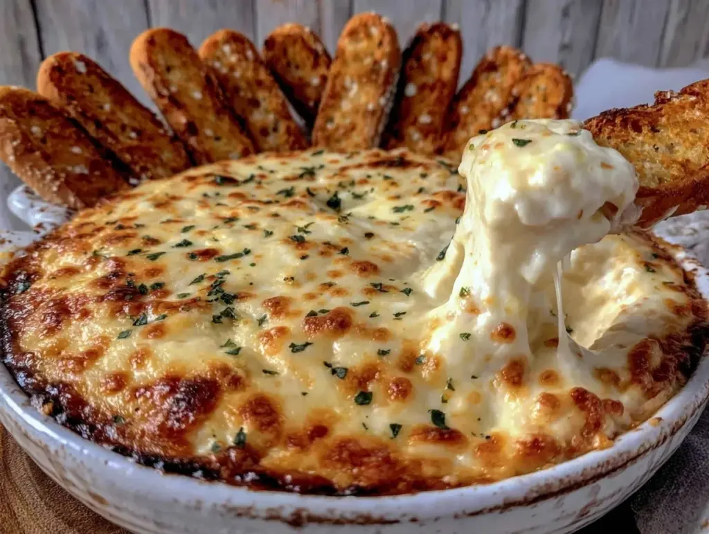 savory cheesy pizza dip - featured image