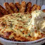 savory cheesy pizza dip - featured image