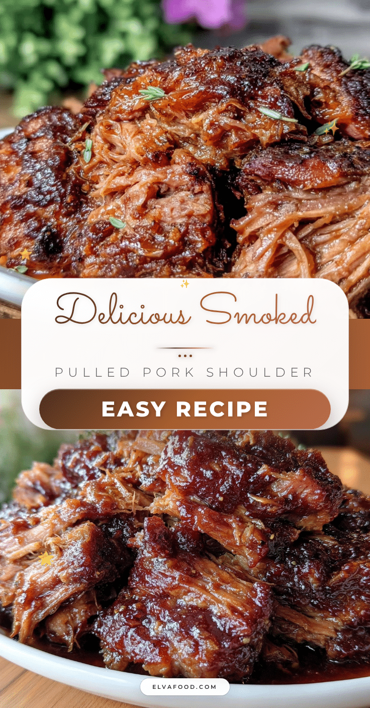 smoked pulled pork shoulder recipe