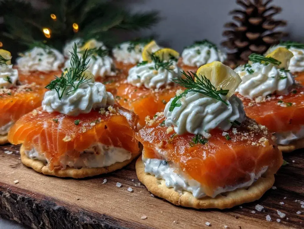 smoked salmon canapés - featured image