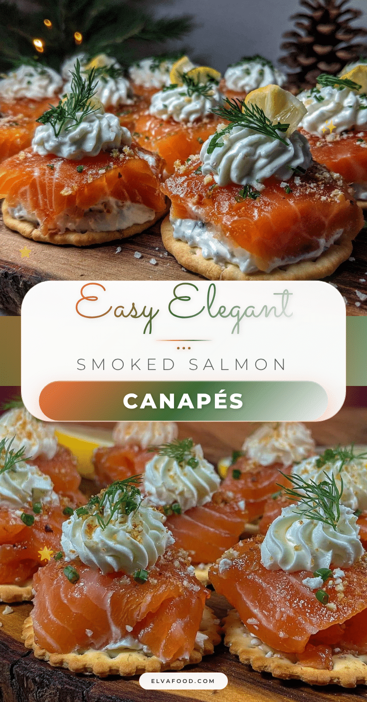 smoked salmon canapés recipe