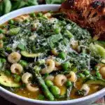 Spring Green Minestrone Soup - featured image