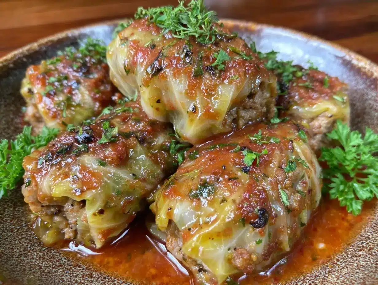stuffed cabbage rolls preparation steps
