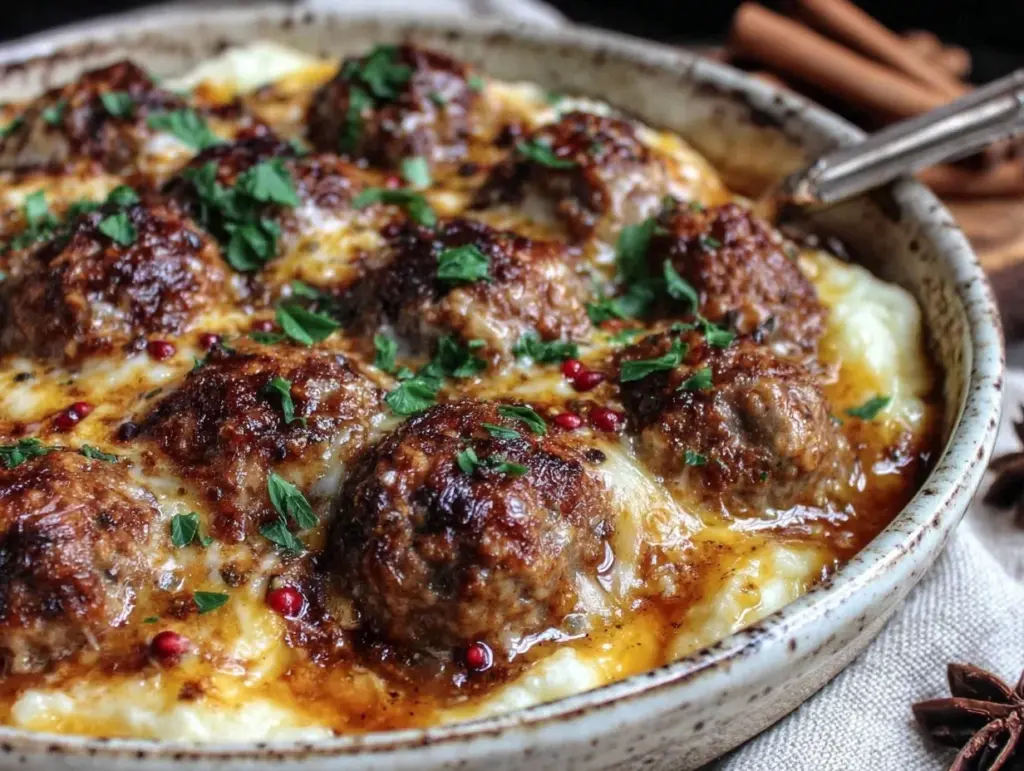 Swedish meatball casserole - featured image