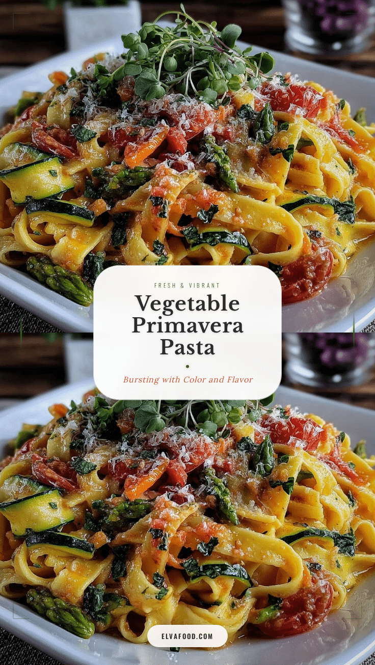Vegetable Primavera Pasta recipe