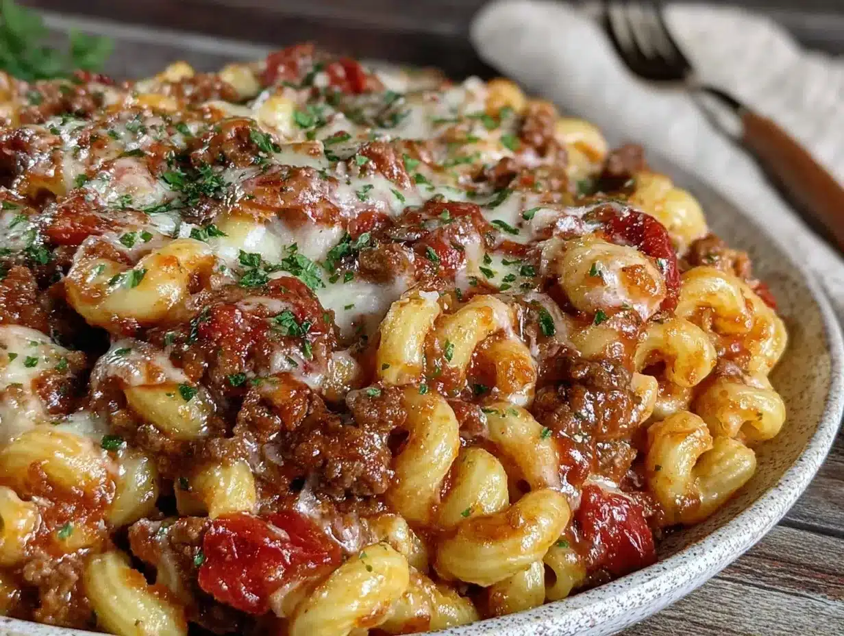 baked mostaccioli preparation steps