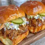 BBQ pulled pork sliders - featured image