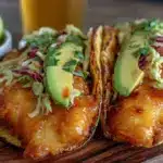 beer-battered fish tacos - featured image