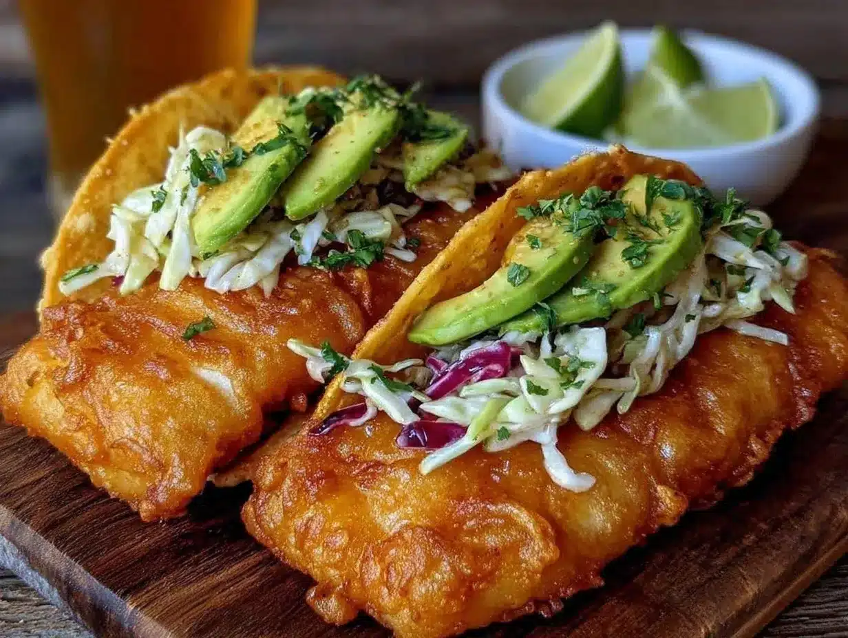 beer-battered fish tacos preparation steps
