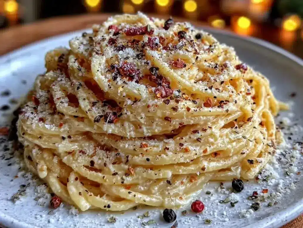 cacio e pepe pasta - featured image