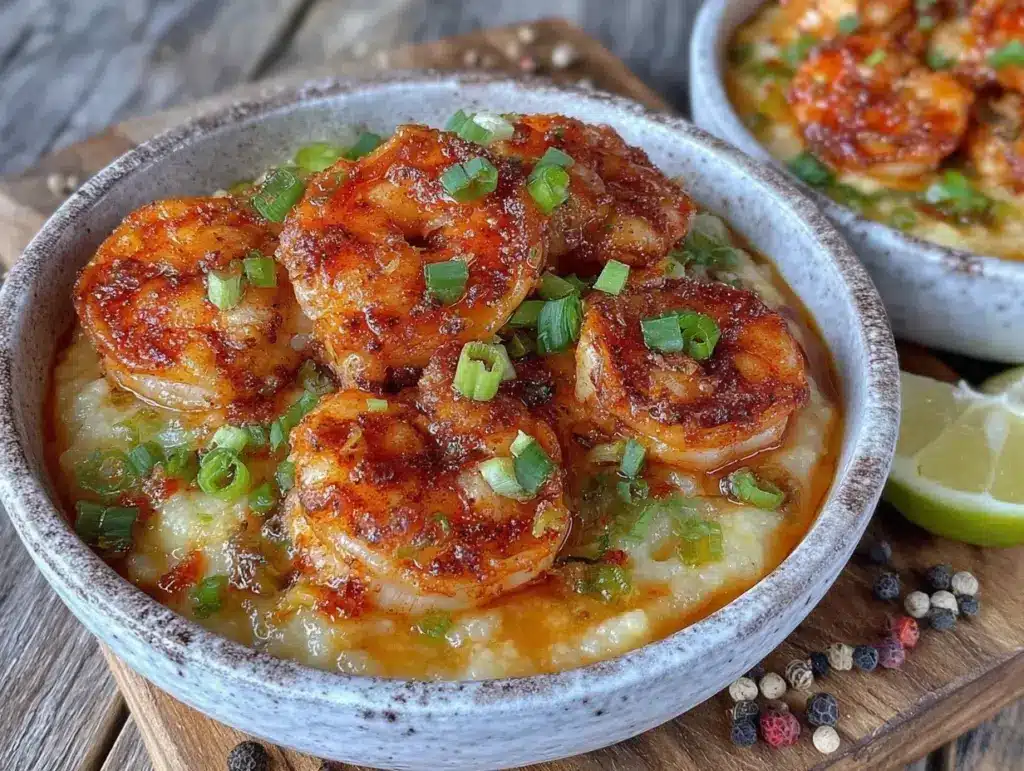 Cajun shrimp and cheese grits - featured image
