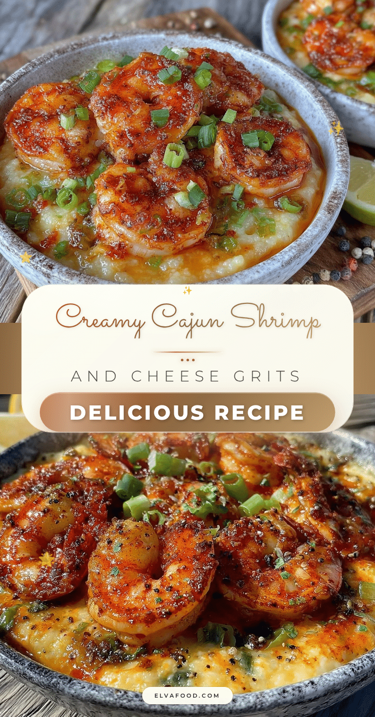 Cajun shrimp and cheese grits recipe