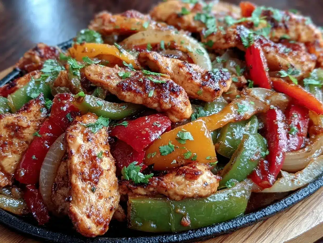 chicken fajitas recipe preparation steps