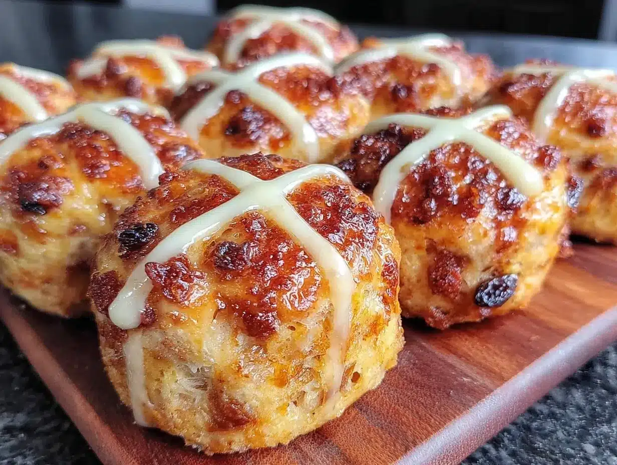 cozy hot cross buns preparation steps