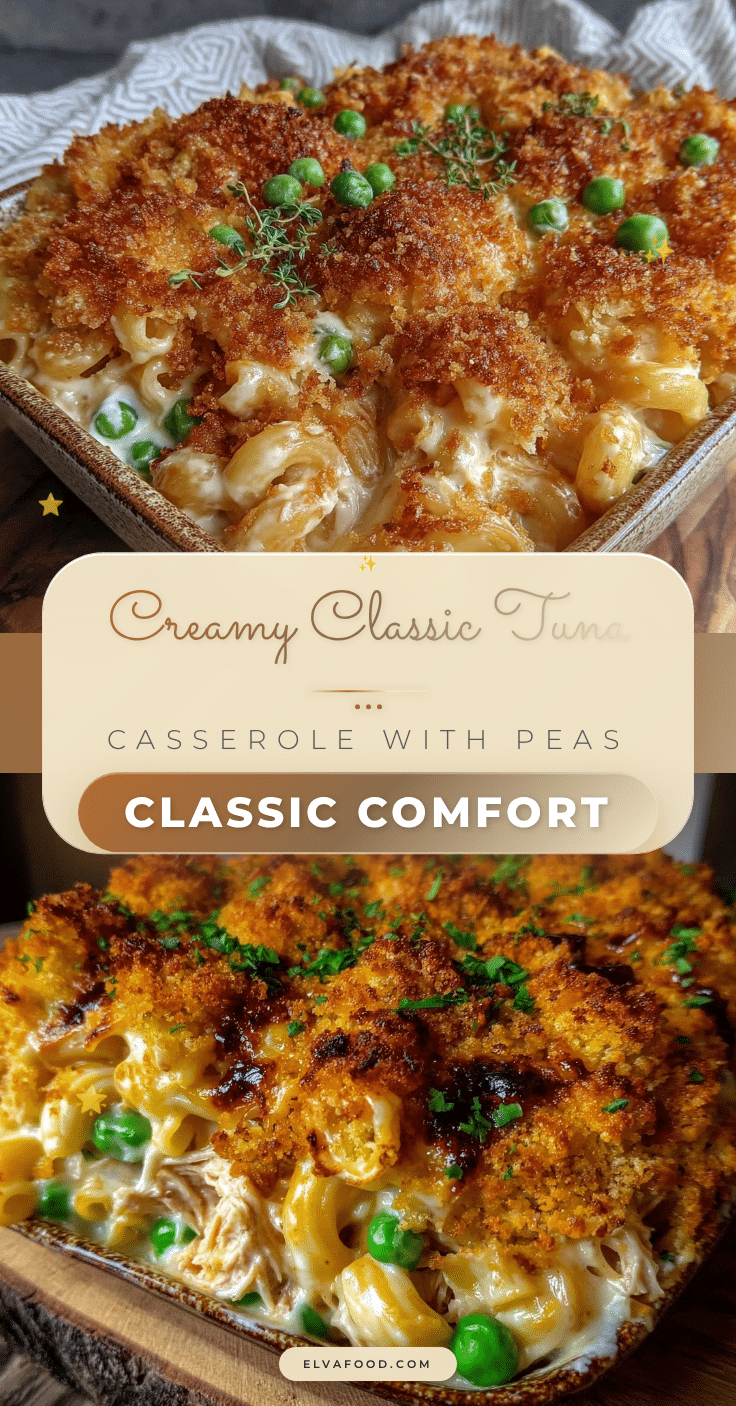 cozy tuna casserole with peas recipe