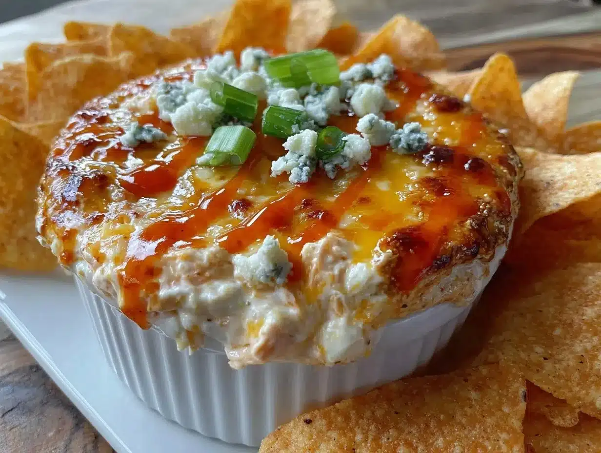 creamy buffalo chicken dip preparation steps