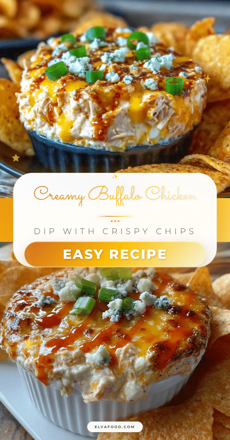 creamy buffalo chicken dip recipe