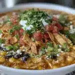 creamy chicken tortilla soup - featured image