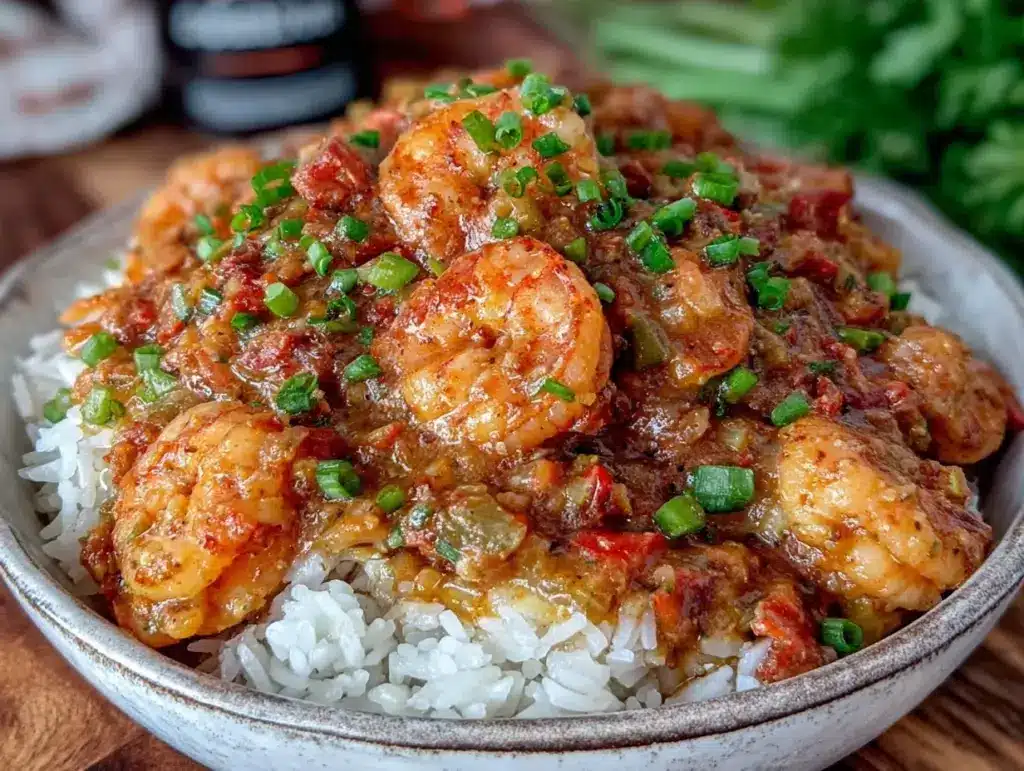 creamy crawfish étouffée - featured image
