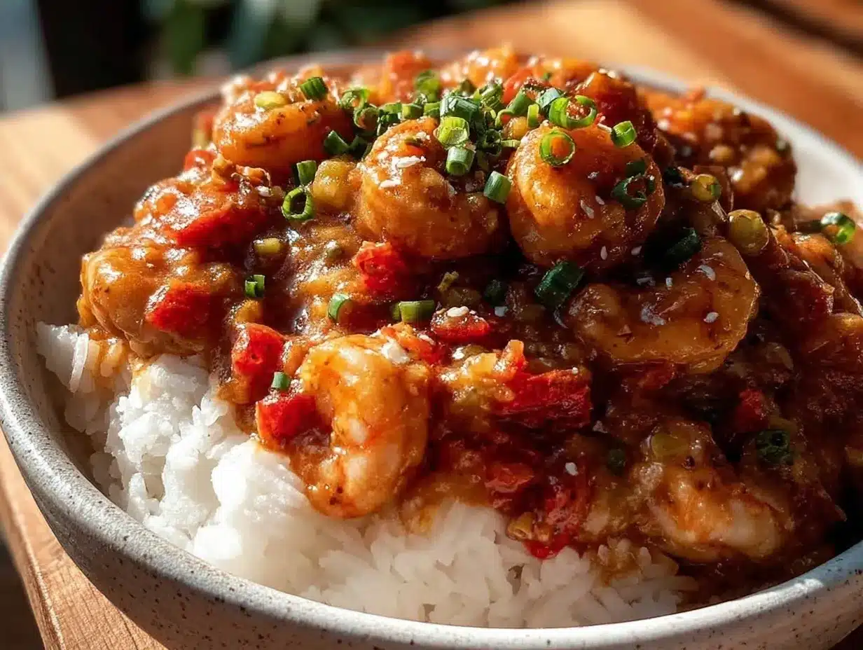 creamy crawfish étouffée preparation steps