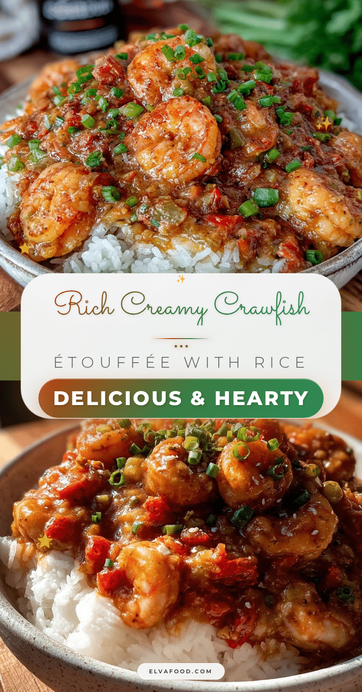 creamy crawfish étouffée recipe