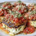 creamy eggplant rollatini - featured image