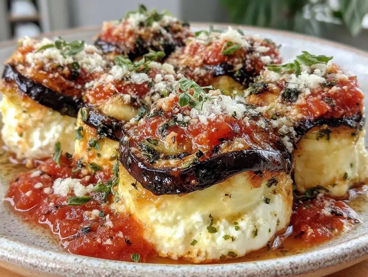 creamy eggplant rollatini preparation steps