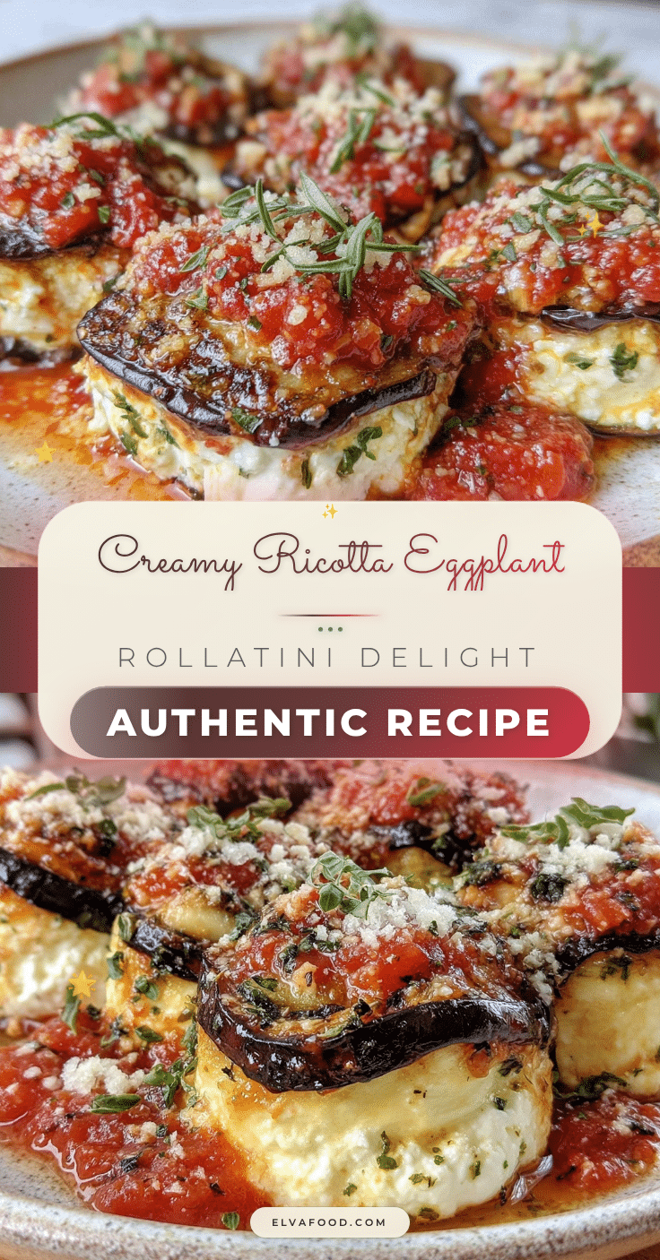 creamy eggplant rollatini recipe